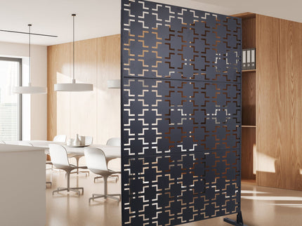 Outdoor & Indoor Metal Privacy Freestanding Decorative Screen
