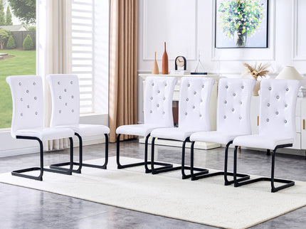 Alligator Skin Upholstered Dining Chairs