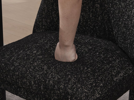 Wide Minimalist Dining Chair