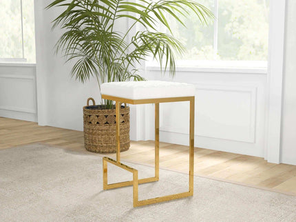 Joel - Mid Century Modern Luxury Upholstered Stool