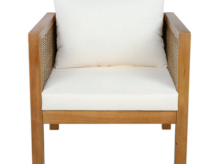 2 Piece Outdoor Armchair Set With Cushion