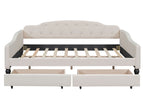 Beige / Full / 2 Drawers
