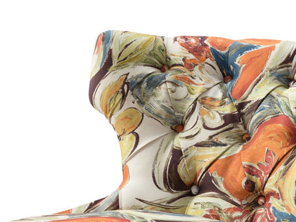 Erika - Accent Chair With Printed Upholstery - Multi