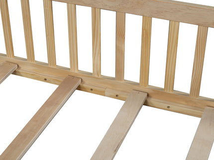 House Platform Bed With Guardrail