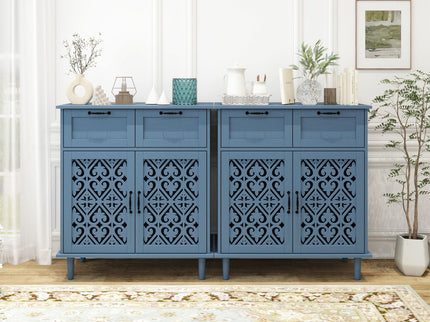 2 Door 2 Drawer Elegant Cabinet