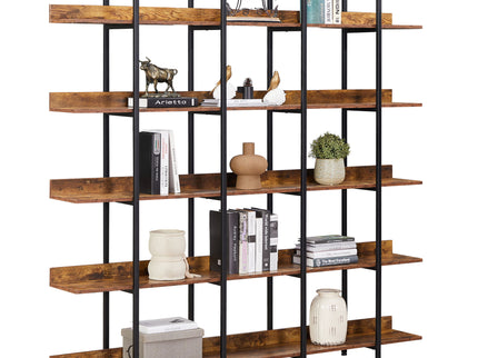 Vintage Industrial 5 Tier Bookcase