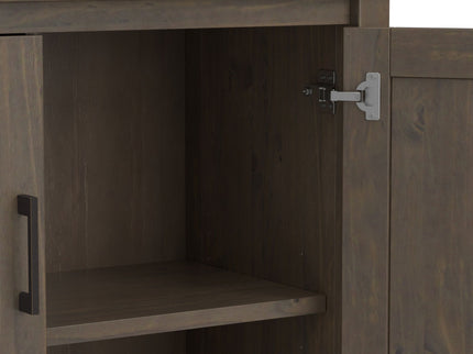 Ela - Low Storage Cabinet - Smoky Brown