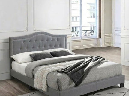 European Style Bed, Button Tufted Headboard