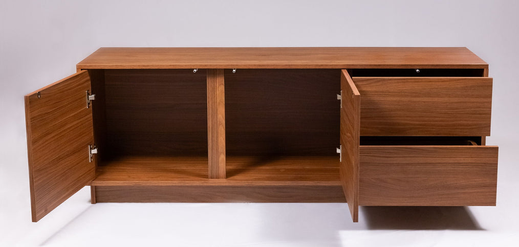 TV Stand For TVs Up To 60" With 2 Doors And 2 Drawers