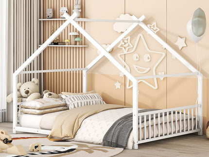 Metal House Bed