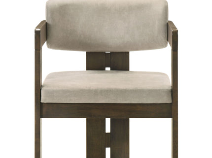 Destin - Polished Microfiber Side Chair (Set of 2) - Light Gray