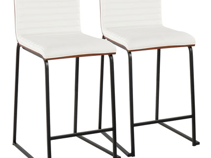 Mason Mara - Contemporary Fixed Height Quality Counter Stool (Set of 2)