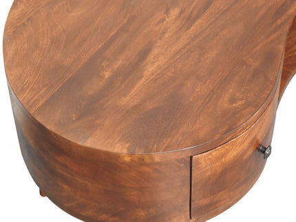Wave Coffee Table With 1 Drawer