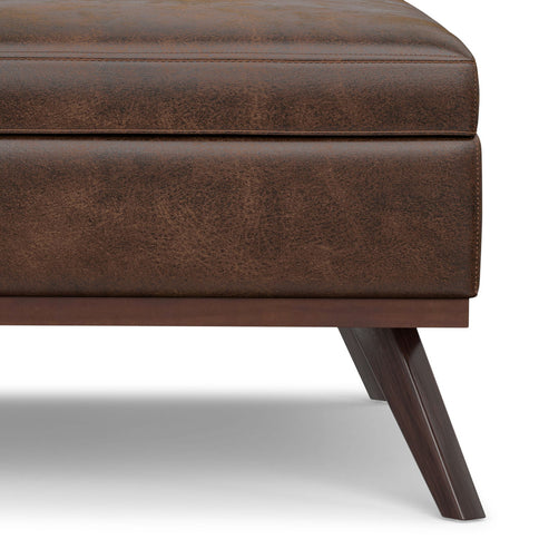 Owen - Multifunctional Square Coffee Table Storage Ottoman