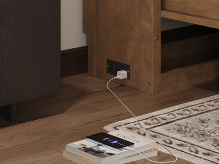 Murphy Bed With Charging Station And Drawer