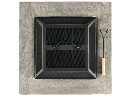 Outdoor Wood Bruning Magnesium Oxide Fire Pit With Lid