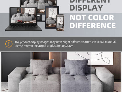 Modern Oversized Diy Combination Modular Sectional Sofa With Pillows