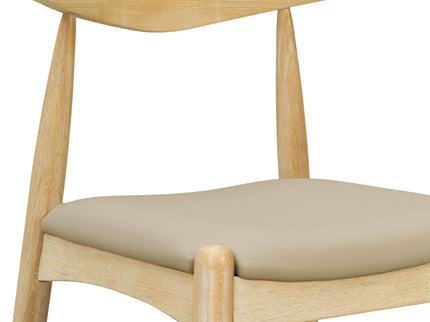 Dining Chairs With Ergonomic Backrest (Set of 2)