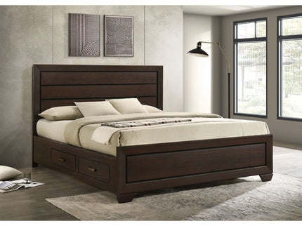 Holmgren - Panel Bed With Side Drawers