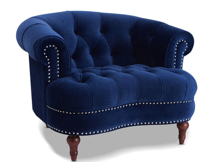 La Rosa - Victorian Tufted Upholstered Accent Chair