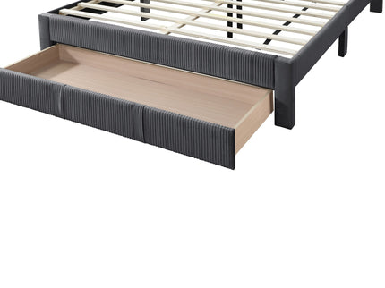 Contemporary Bed With Storage Drawer