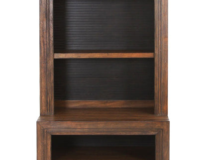 Bookcase Pier, 2 Tone - Brown