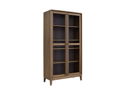Display Cabinet - Latte / Peppercorn