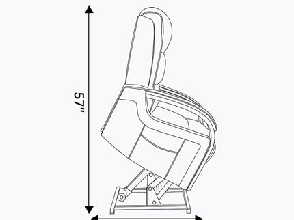 Power Lift Recliner Chair Dual Motor Infinite Position With Heat Massage And Heavy Duty Motion Mechanism - Brown