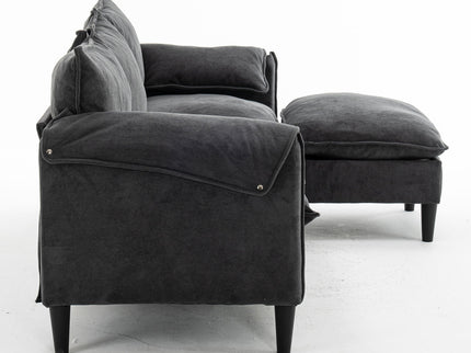 Convertible Combination Sofa With Footstools With Storage