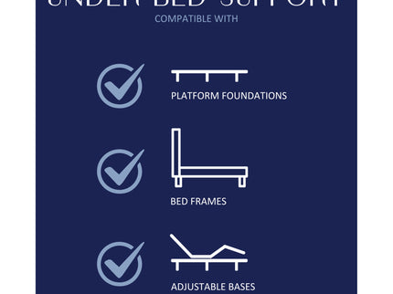 Comfort Care - Hybrid Restful Nights Firm Mattress, 12 Piece Comfort Bedding Pack