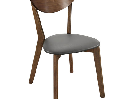 2 Piece Writing Desk Set With Chair - Brown
