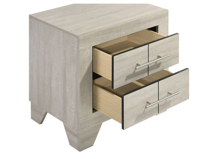 Strout - 2 Drawer Nightstand - Cream