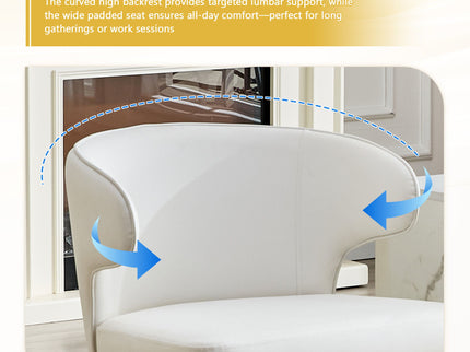 Adjustable Swivel Bar Chair With High Back Support