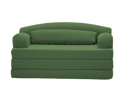 2 Seater Sofa Bed, Compact Foldable Floor Couch