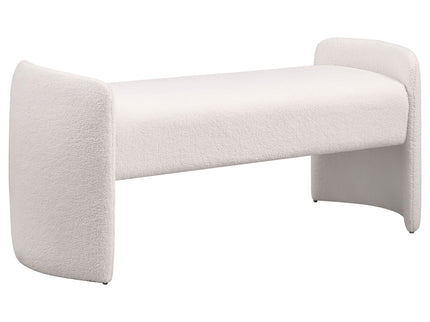 Joshua - Upholstered Accent Bench - Ivory