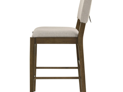 Crispin - Upholstered Counter Side Chair (Set of 2) - Brown