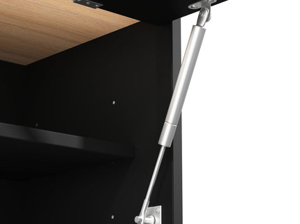 Pantry Cabinet With Hydraulic Flip Top And USB Charging Port