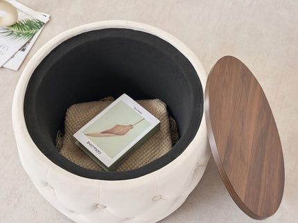 Nesting Ottomans 2 Piece With Tray, 4 In 1 Function