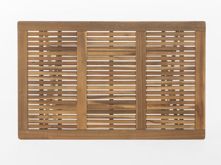 Blissique - Outdoor Foldable Wood Dining Table With Slat Design