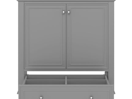 Modern Bathroom Vanity With Sink Combo, Doors And Drawer