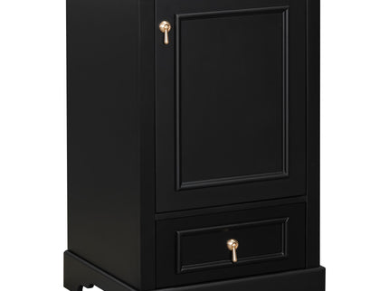 Bathroom Vanity With Sink, Soft Close Door, Adjustable U-Shaped Shelf