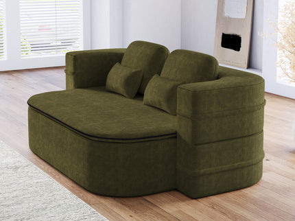 2 In 1 Foldable Sofa Bed With Multi Functional Blanket, Floor Lounge Sofa