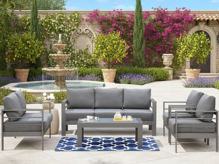 Outdoor Patio Set, All-Weather & Thick Cushions