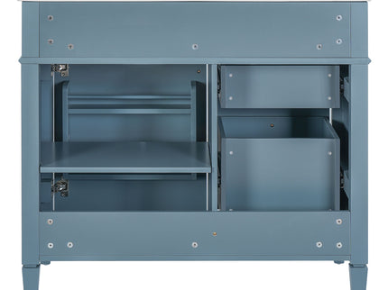 Bathroom Vanity With Top Sink, 2 Drawers And Tip Out Drawer