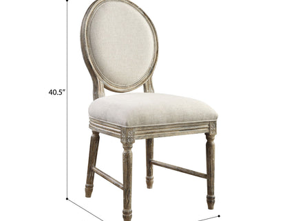 Upholstered Dining Chairs (Set of 2) - Brown