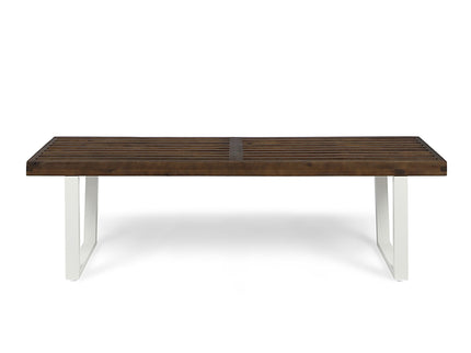 Intrinsic - Outdoor Dining Bench With Slat Top