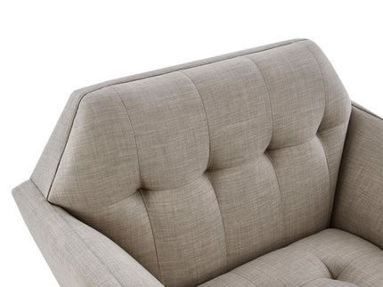 Modern Lounge Chair With Button Tufting
