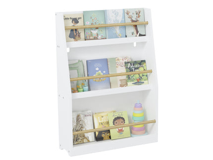 3 Tier Book Shelf, Compact Storage For Bedrooms