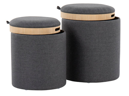 Tray - Contemporary Nesting Ottoman Set