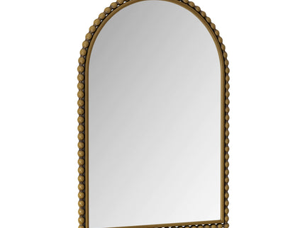 Vintage Iron Art Arch Mirror, Wall Hanging Or Table Display